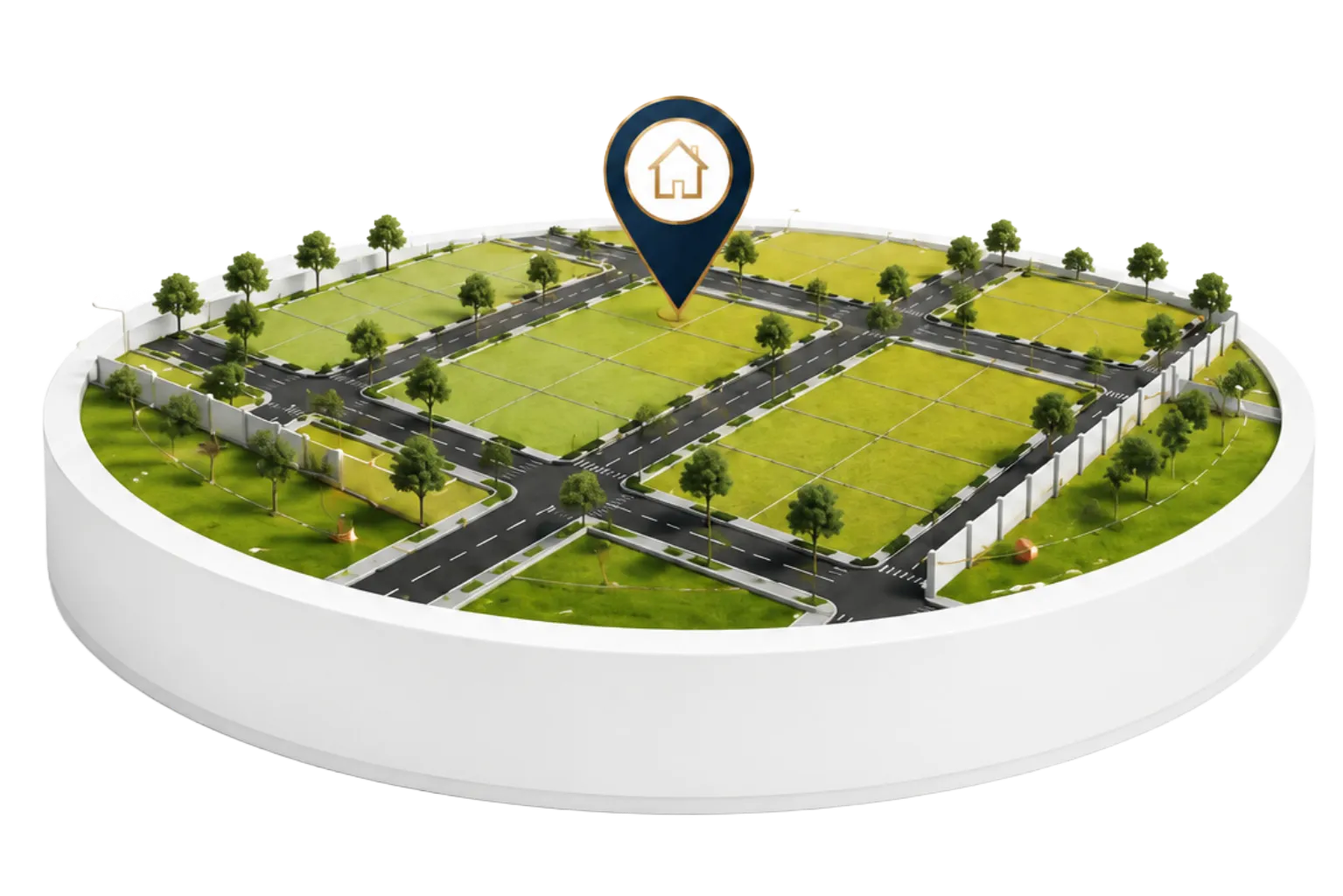 3D Plot Layout Design