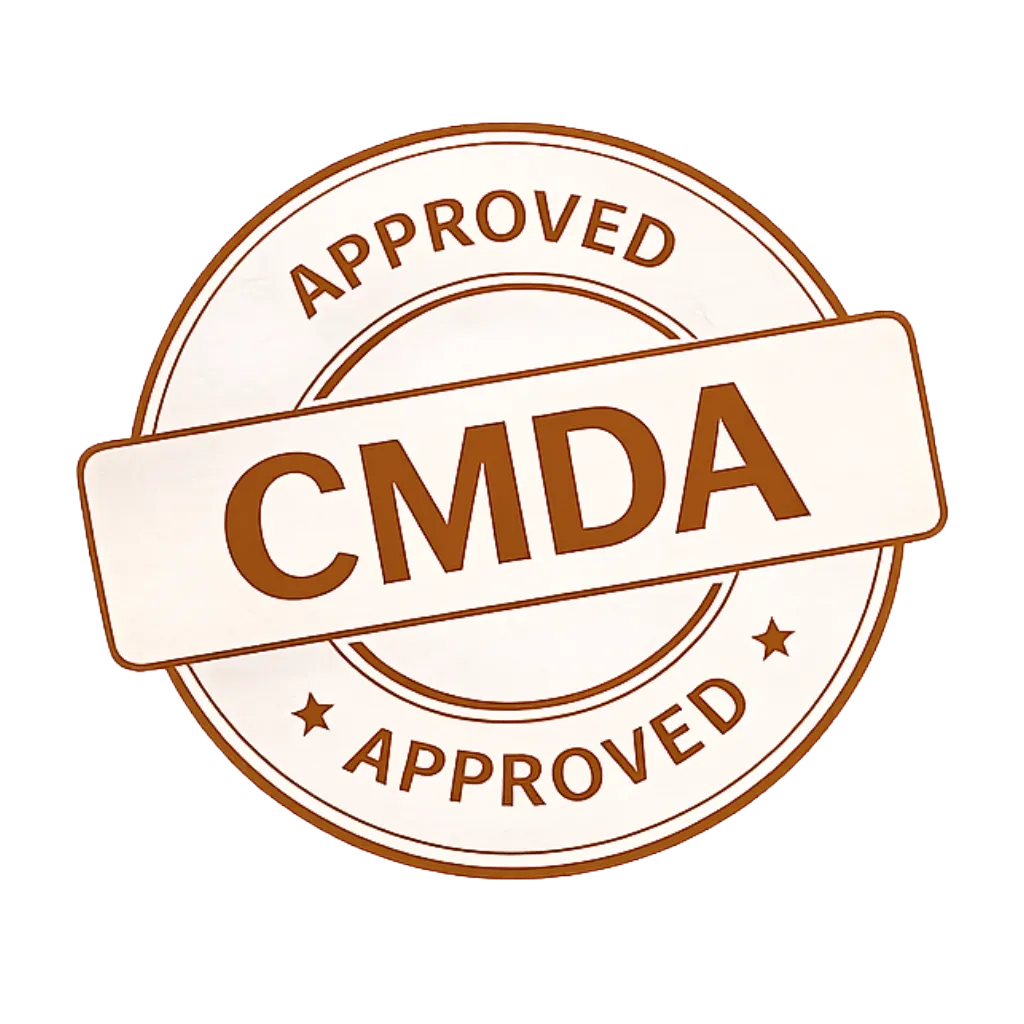 CMDA Approved Seal